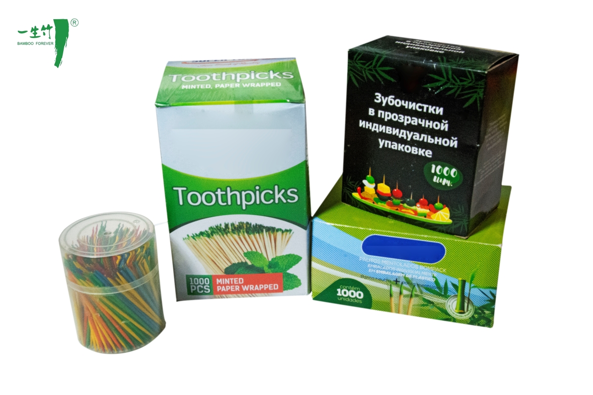 Mẫu Miễn Phí Giá Nhà Máy Tăm Tre Dùng Một Lần Vị Bạc Hà